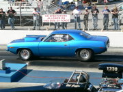 Blue Dodge Challenger